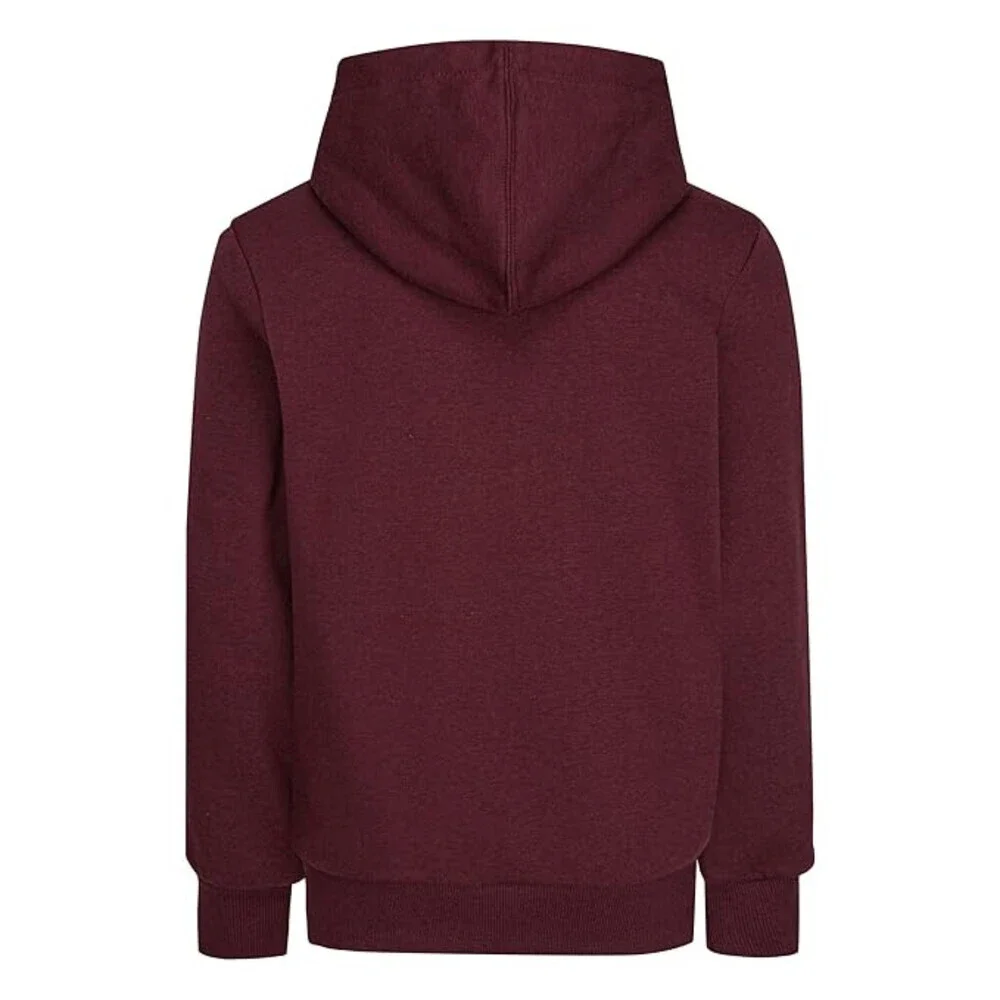 Converse Spray Hoodie Boys Small Red Graphic Print Long Sleeve Pullover RED594